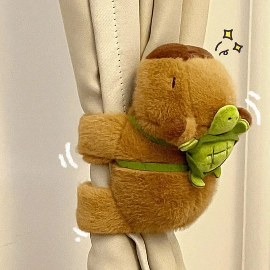 Capybara Plush Toy Wrist Band Bracelet with Turtle