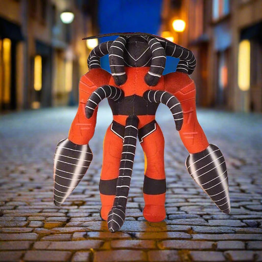 Skibidi Toilet Red Titan Drill Man Plush Toy