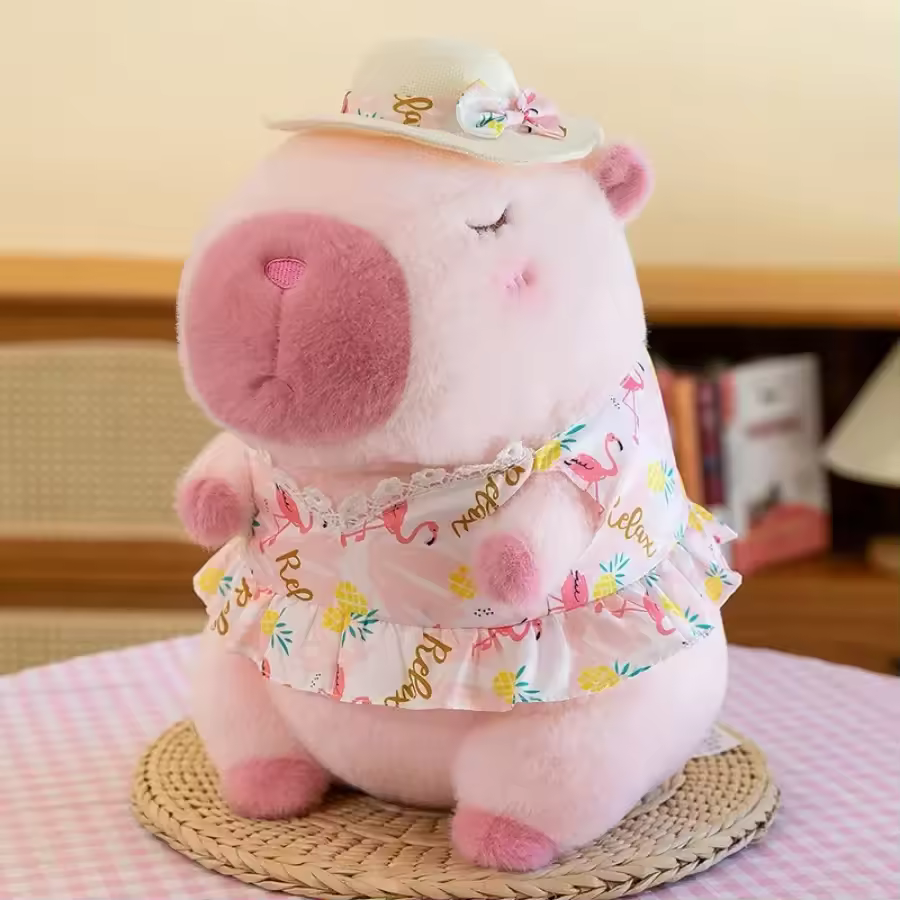 Capybara Plush Toy Pink