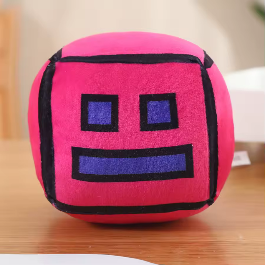 Geometry Dash Cube 101 Плюшена Играчка