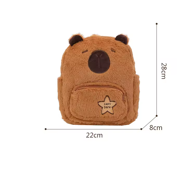 Capybara Plush Bag