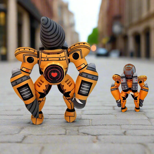 Skibidi Toilet Yellow Titan Drill Man Plush Toy