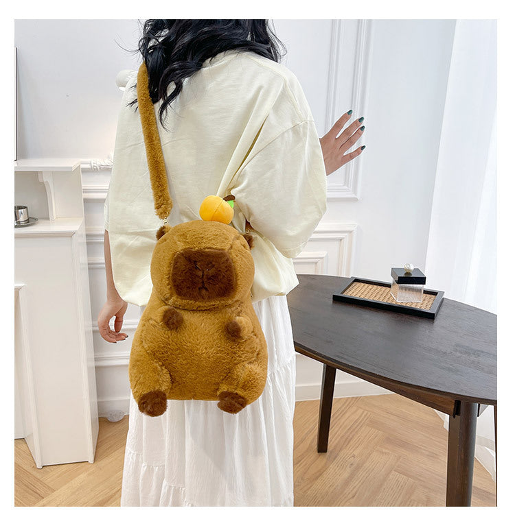 Capybara Plush Backpack