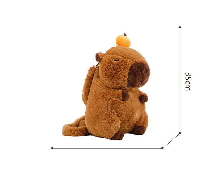 Capybara Plush Backpack