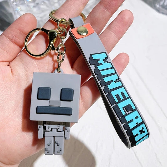 3D Minecraft Keychain - Skeleton