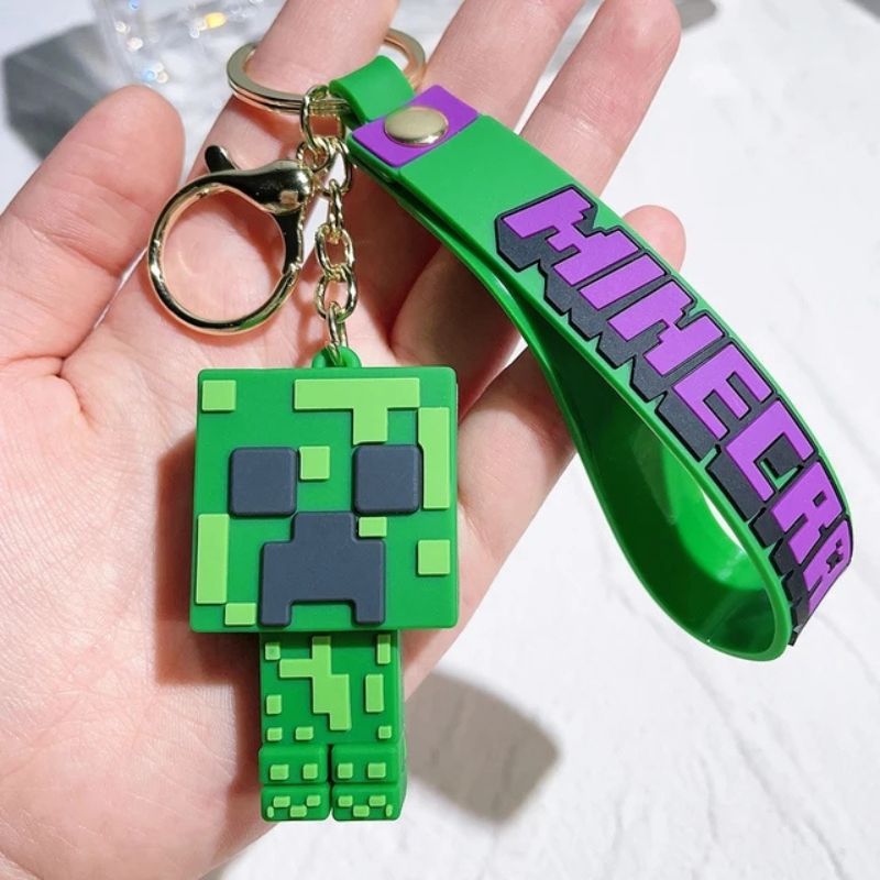 3D Minecraft Keychain - Creeper