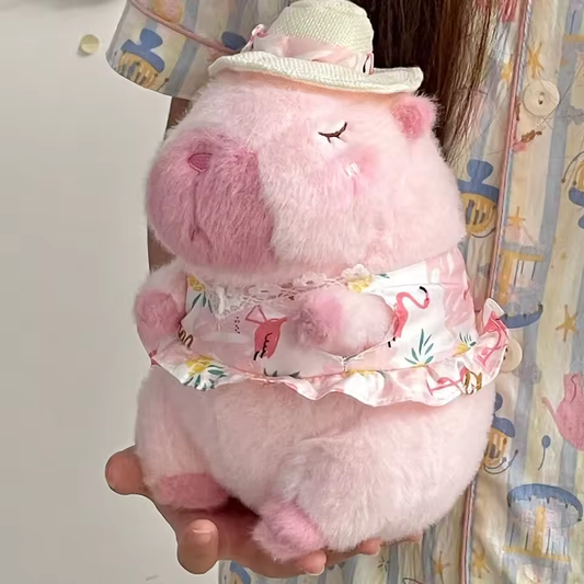 Capybara Plush Toy Pink