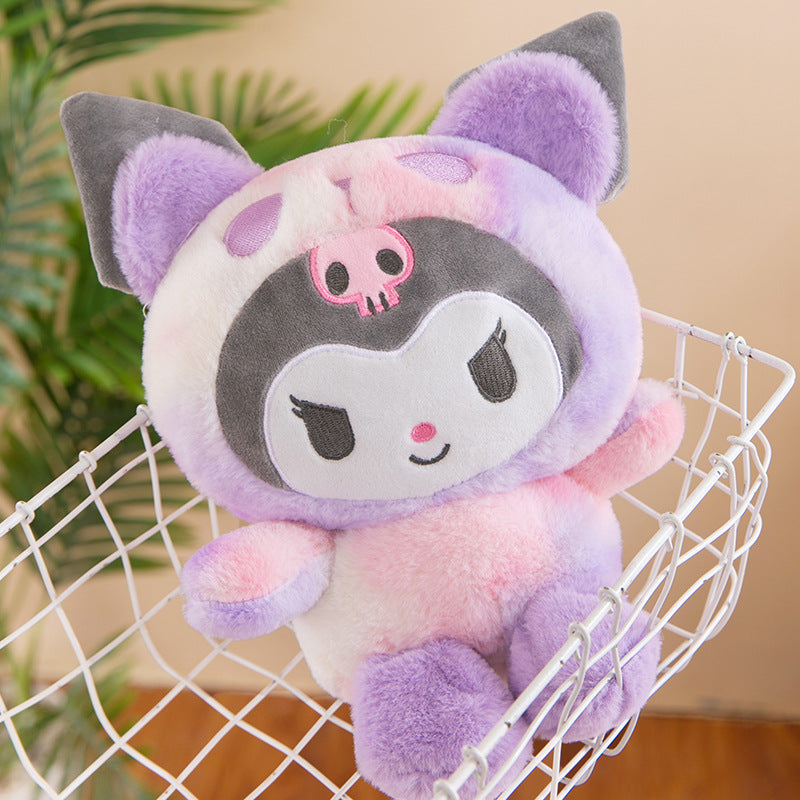 Hello Kitty and Friends Supercute Adventures Plush Toys - Kuromi Pink