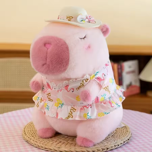 Capybara Plush Toy Pink
