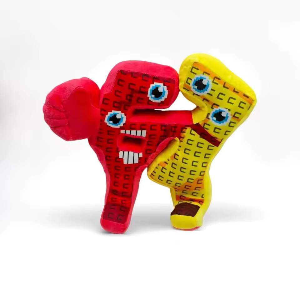 67 (six-seven) Italian Brainrot Plush Toy - red