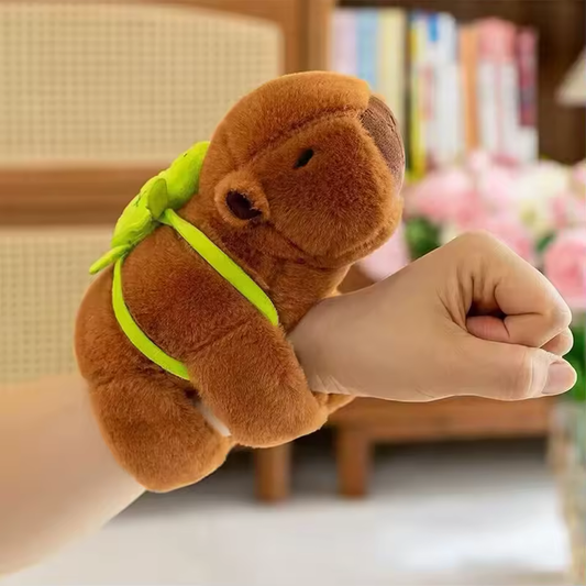 Плюшена Гривна Капибара с Костенурка