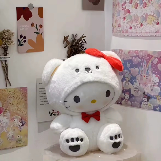 Hello Kitty Plush Toy - white