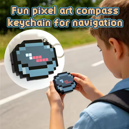 Smart Minecraft LED Compass – Real Moving Pixel Navigator