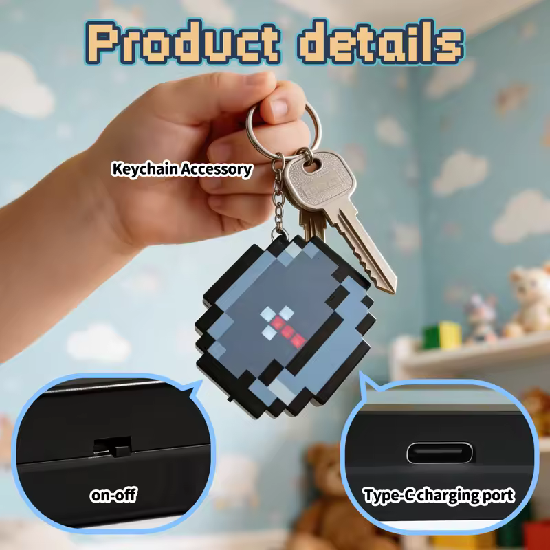 Smart Minecraft LED Compass – Real Moving Pixel Navigator