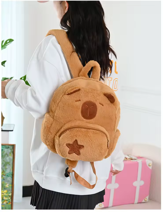 Capybara Plush Bag