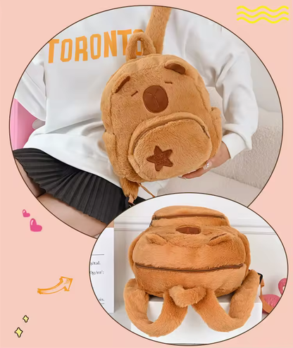 Capybara Plush Bag