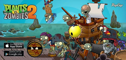 Плюшена играчка Plants vs Zombies - Зомби пират