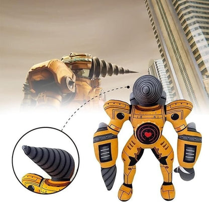 Skibidi Toilet Жълт Titan Drill Man Плюшена Играчка 