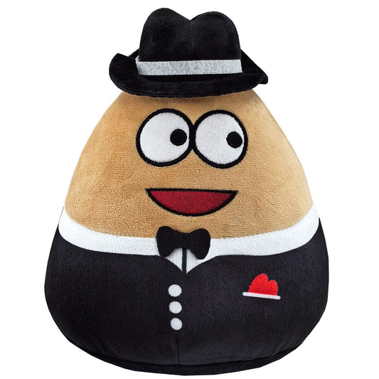 My Pet Alien Pou Black Hat Plush Toy